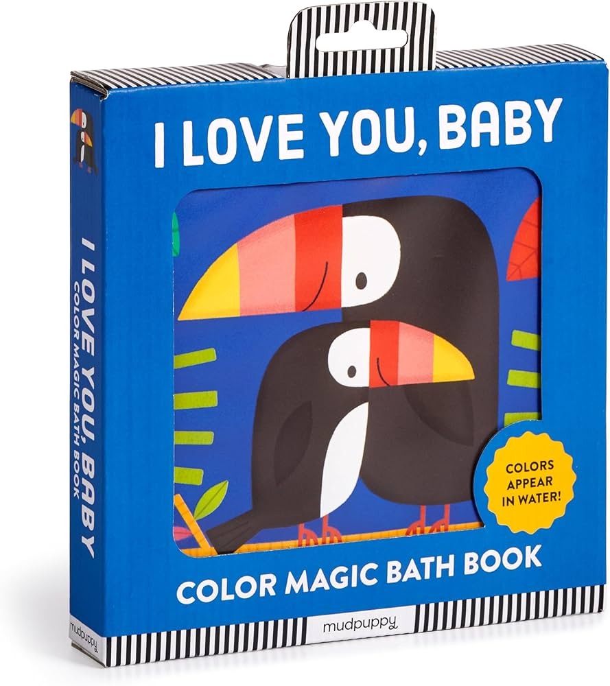I Love You Baby Colour Magic Bath Book - Abrams & Chronicle image 1
