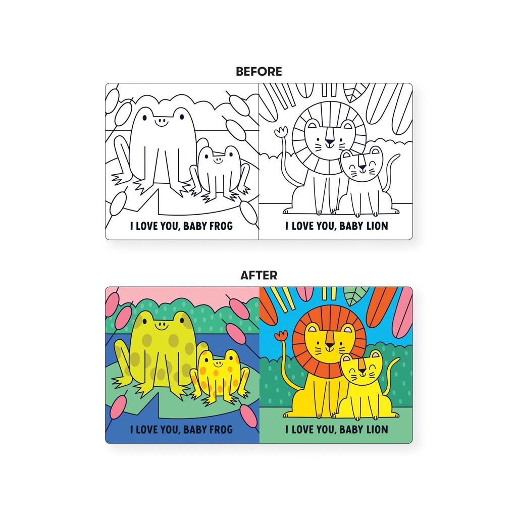 I Love You Baby Colour Magic Bath Book - Abrams & Chronicle image 2
