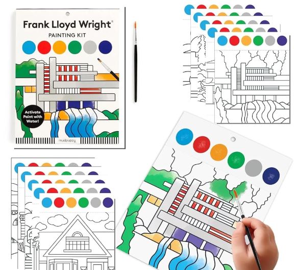 Frank Lloyd Wright Painting Kit - Abrams & Chronicle image 1
