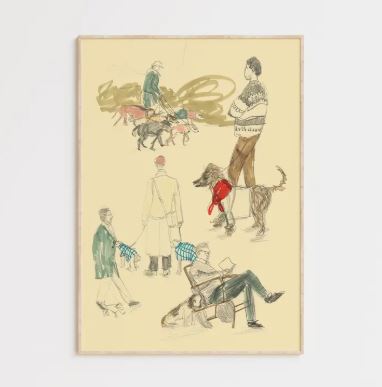 Dog Walker A4 Print - Majukooo image 1