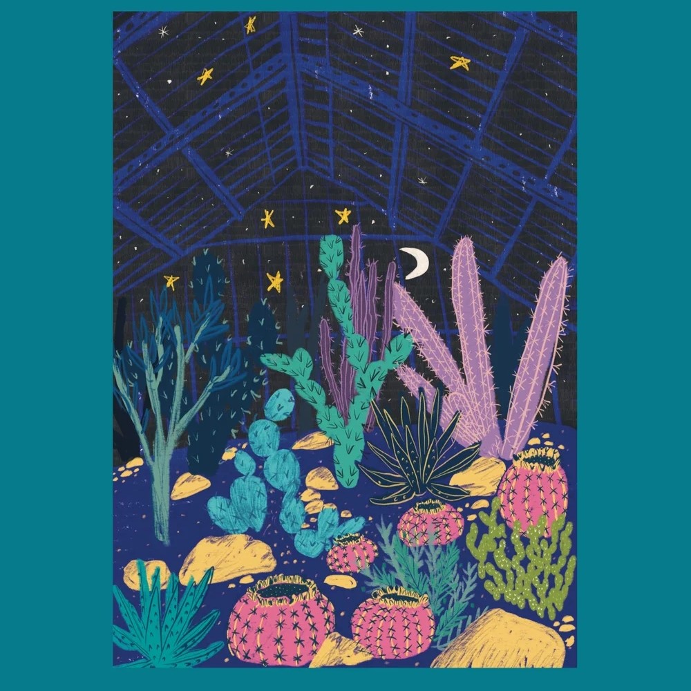 Midnight Greenhouse Card - Sophie Colette image 1