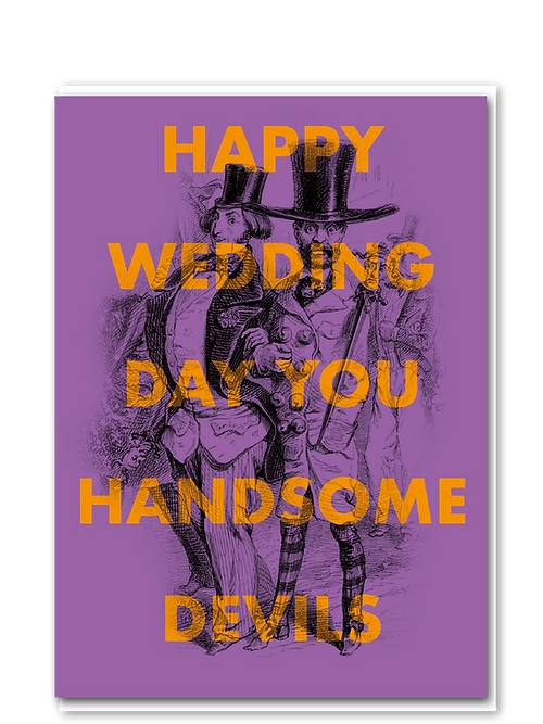 Happy Wedding Day You Handsome Devils - Objectables image 1