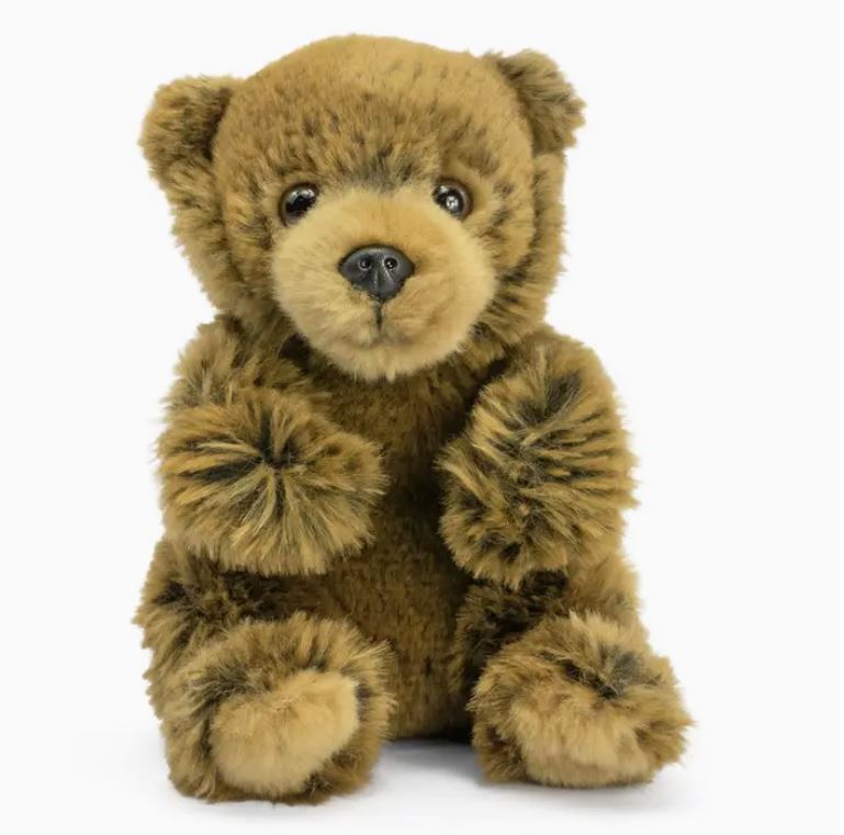 Small Sitting Brown Bear Soft Toy - Living Nature image 1