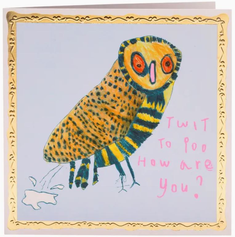 Twit to Poo How Are You Card - Arthouse Meath image 1