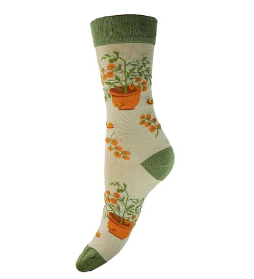 Tomato Plant Bamboo Socks - JOYA image 1