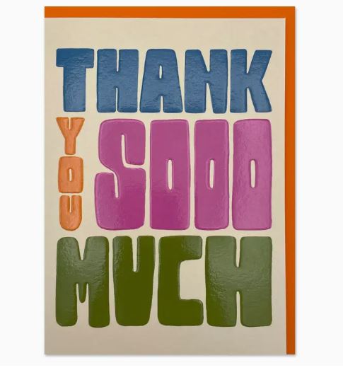 Thank You Sooo Much Card - Raspberry Blossom image 1