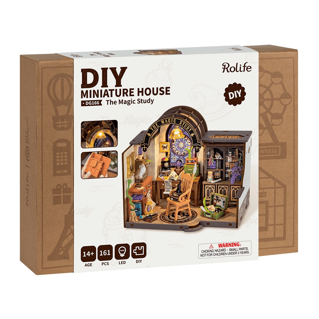 Magic Study - DIY Miniature Kit - Robotime image 1
