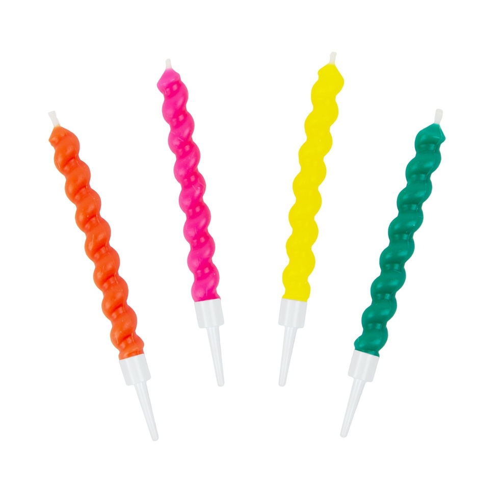 Twisted Rainbow Birthday Candles image 2