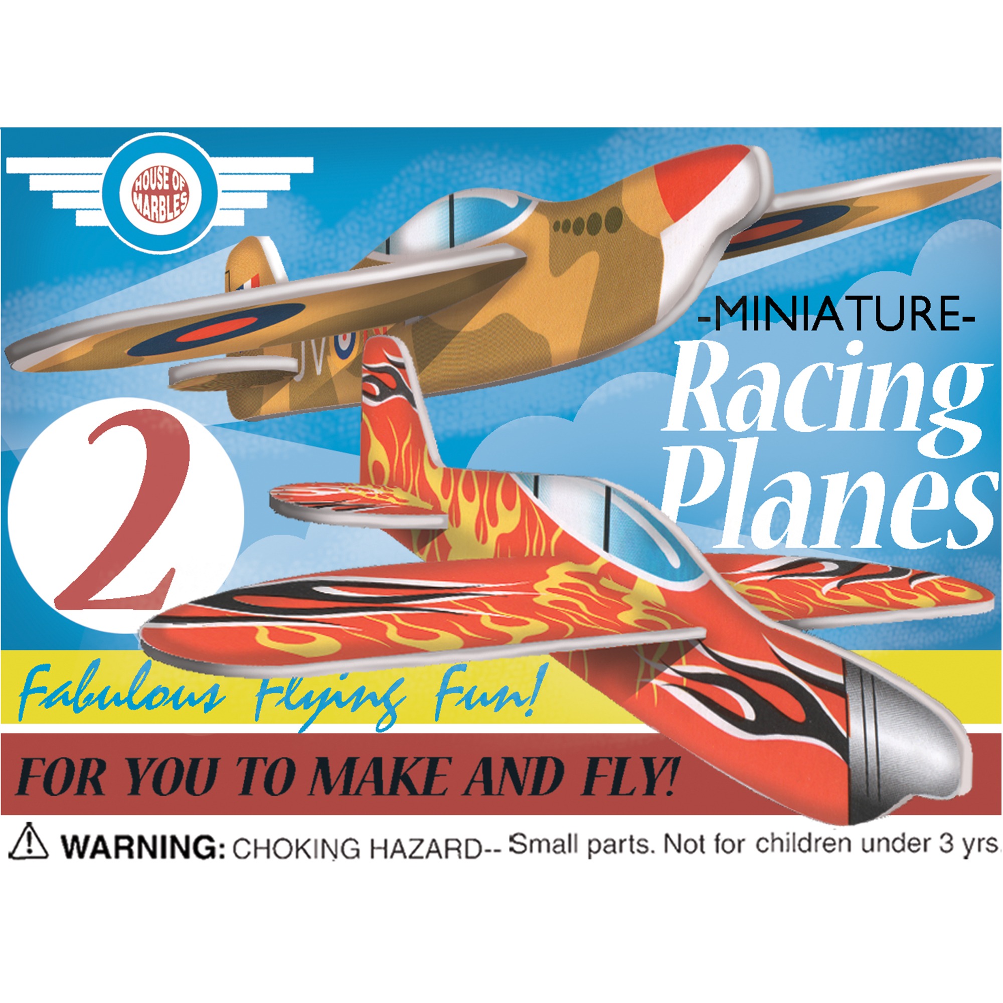 Mini Fighter Racing Planes - House of Marbles image 1