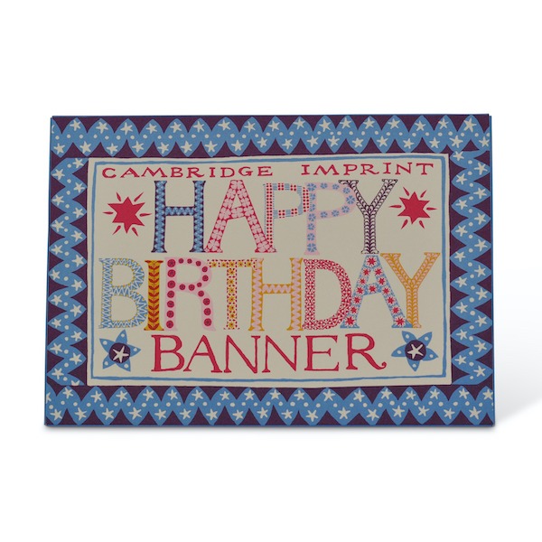 Happy Birthday Banner - Cambridge Imprint image 1