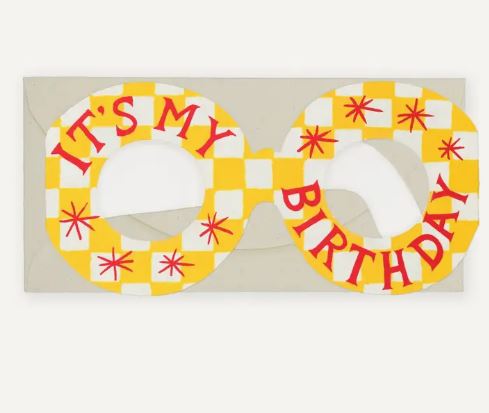 It's My Birthday Glasses Card - Hadley image 1
