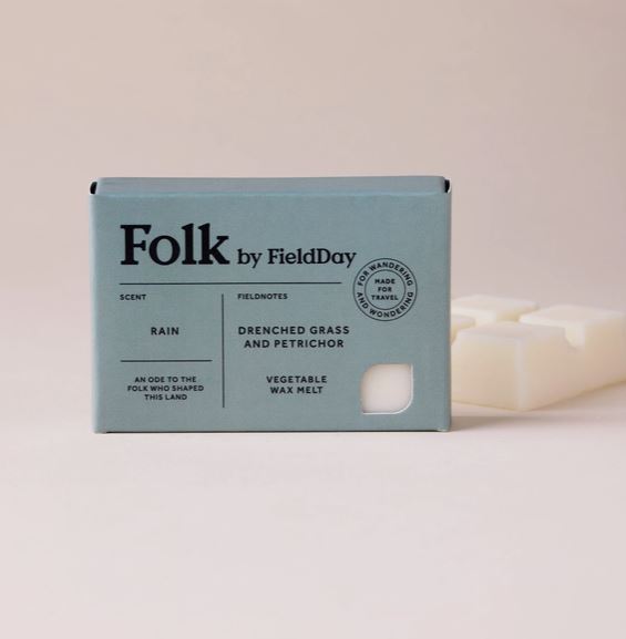 Drenched Earth and Petrichor Vegetable Wax Melts - Field Day, Folk image 1