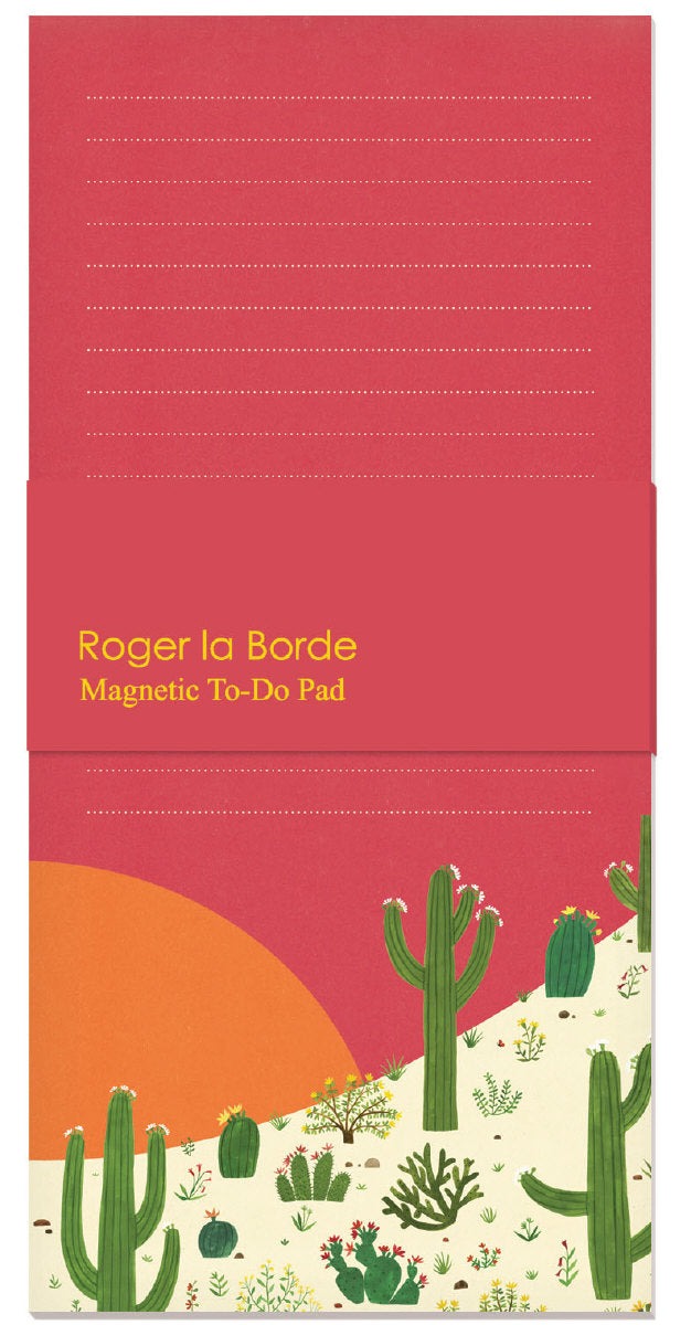 Magnetic To-Do Pad - Cactus Grove - Roger La Borde image 1