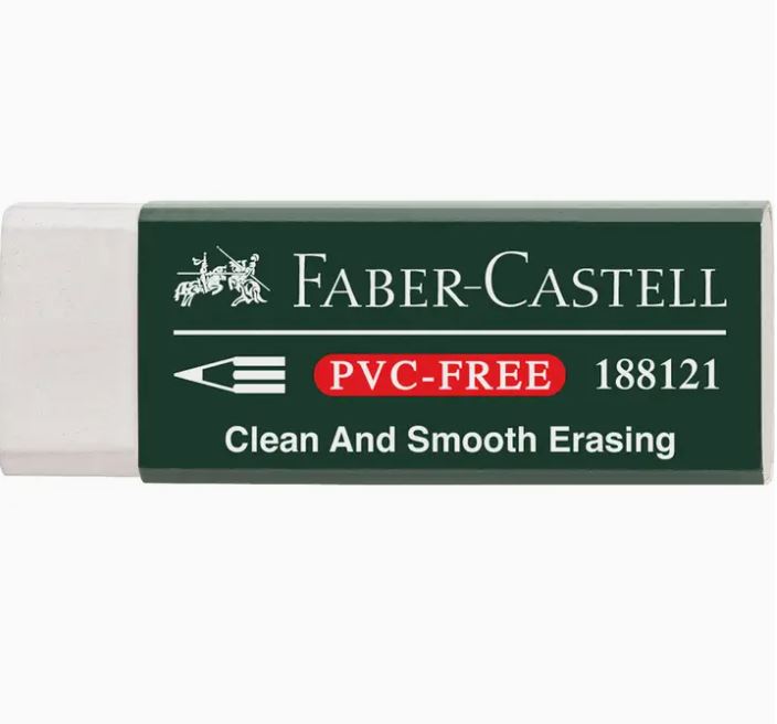 White Faber-Castell Eraser - West Design Products image 1