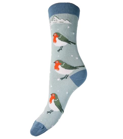 Robin Bamboo Socks - Gemjar image 1
