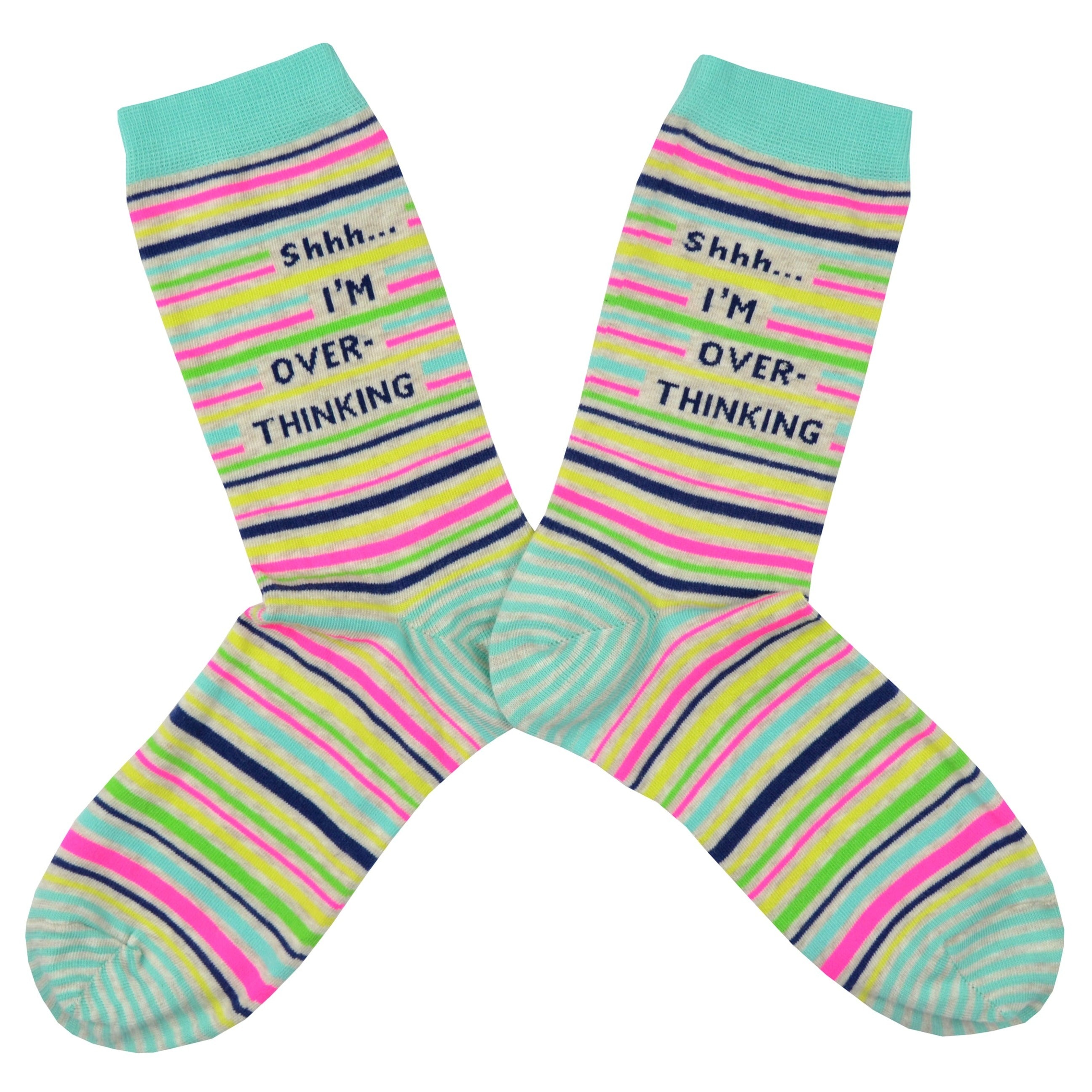 Shhh..I'm Overthinking Women's Socks - Incognito image 1