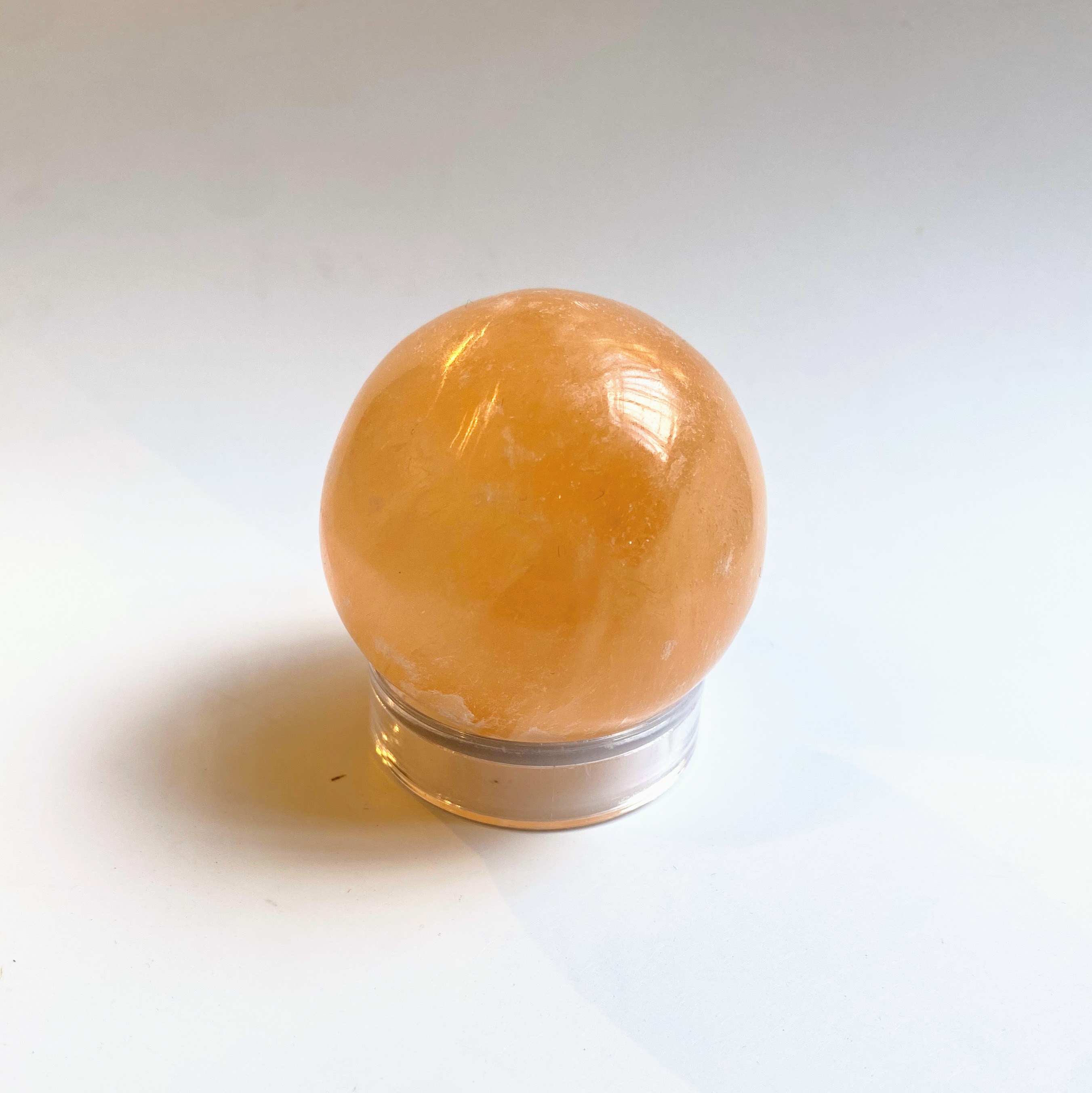 Orange Selenite Sphere (5cm) image 1