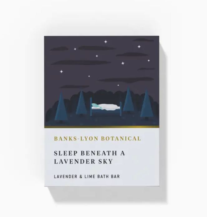 Lavender & Lime Bath Oil Bar - Banks-Lyon Botanical image 1