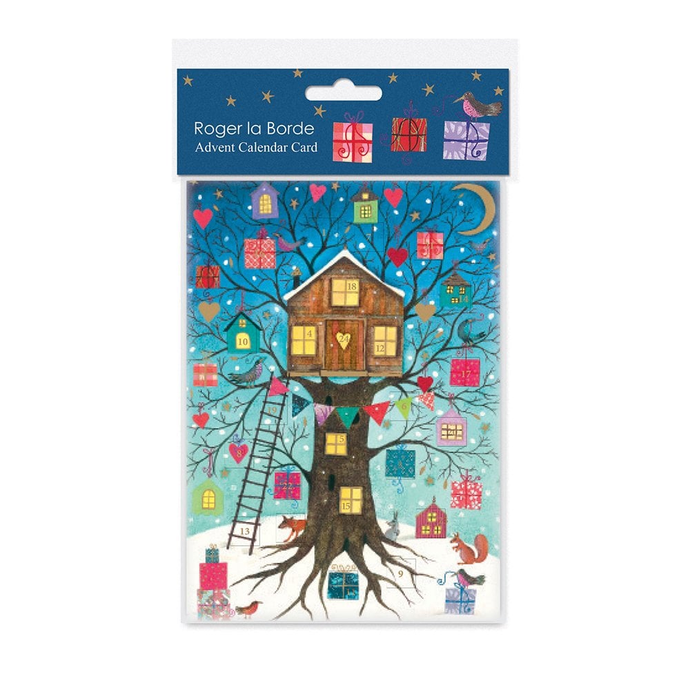 Treehouse Advent Calendar Card - Roger La Borde image 1
