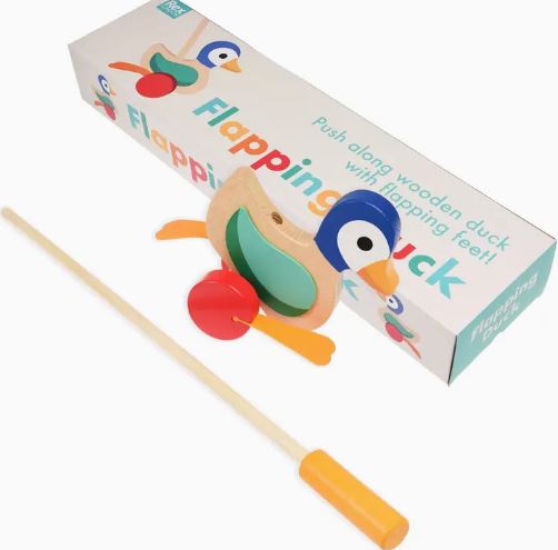 Push Along Flapping Duck - Rex London image 1
