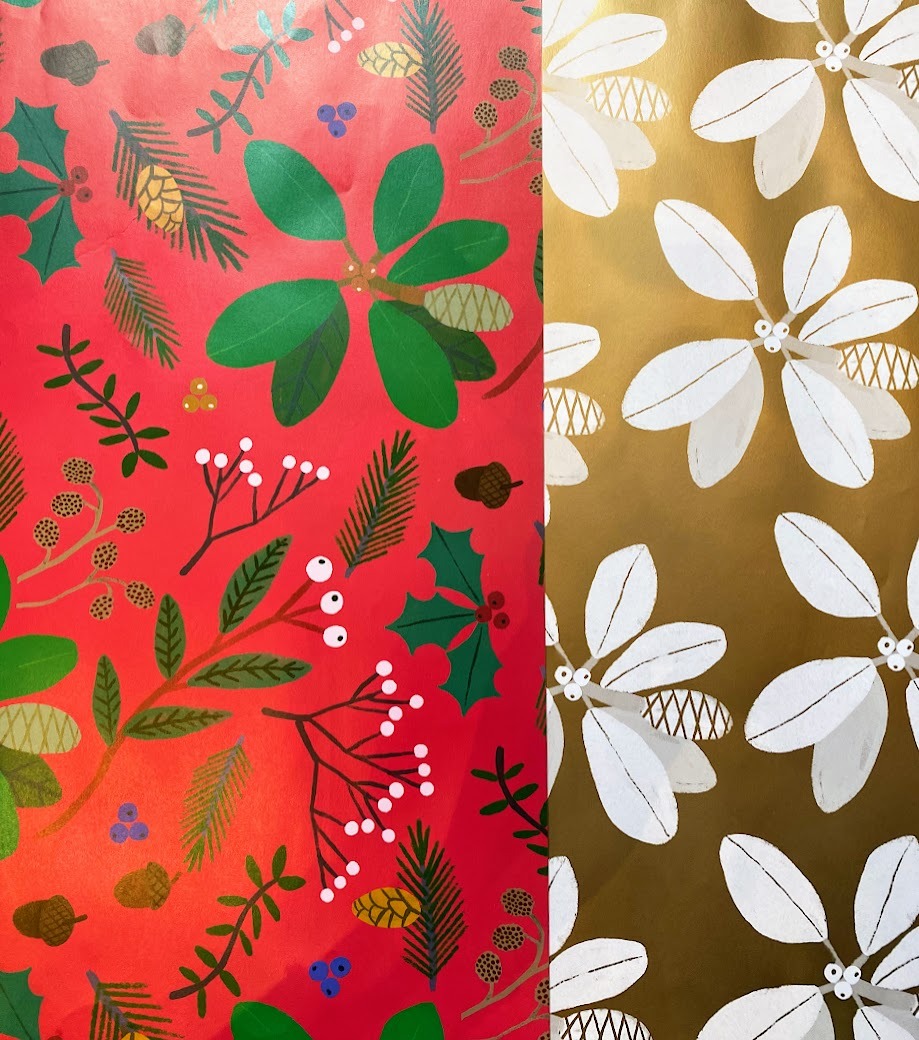 Holly Berry Reversible Wrap - Roger La Borde image 1
