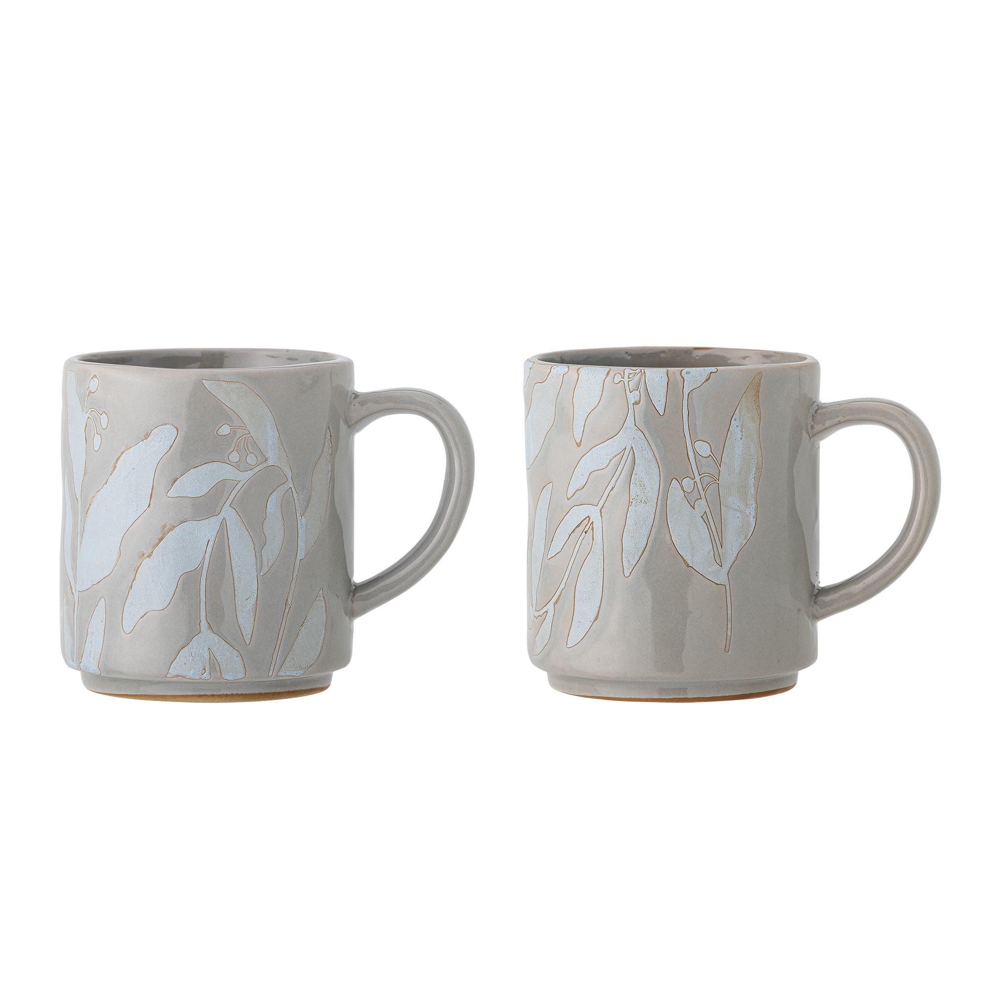 Aurora Mug, Grey, Stoneware - Bloomingville image 1