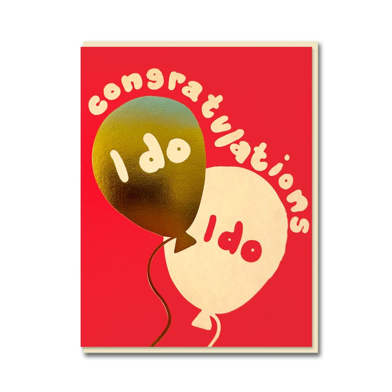 Congratulations I Do, I Do Balloons - 1973 image 1