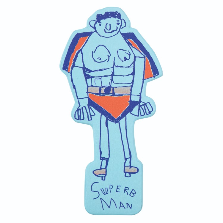 Recycled PU Bookmark – Superb Man - Portico Designs image 1