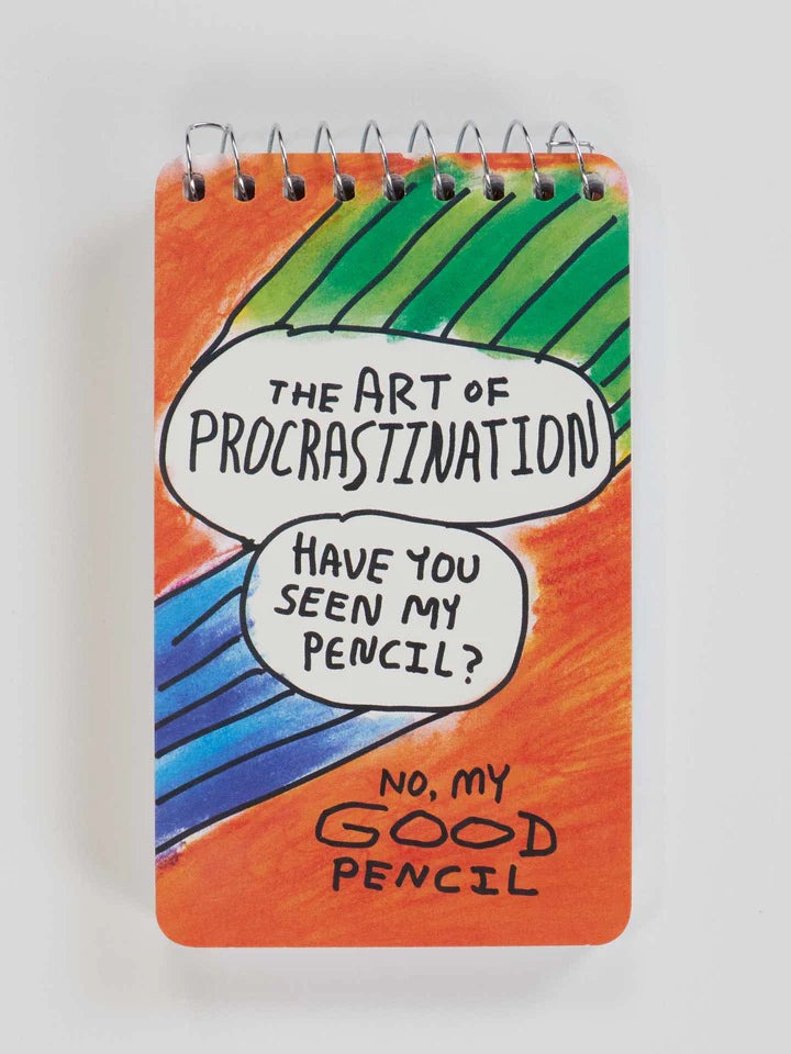 The Art Of Procrastination 3x5 Spiral Notebook - Incognito image 1