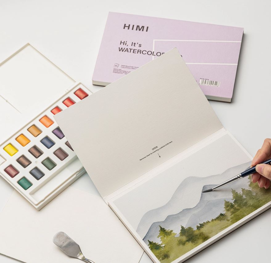 Himi Watercolour Pad - West Design Products image 1