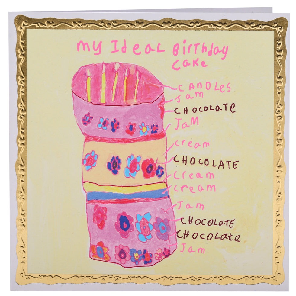 My Ideal Birthday Cake - Arthouse Unlimited Card - Arthouse Meath image 1