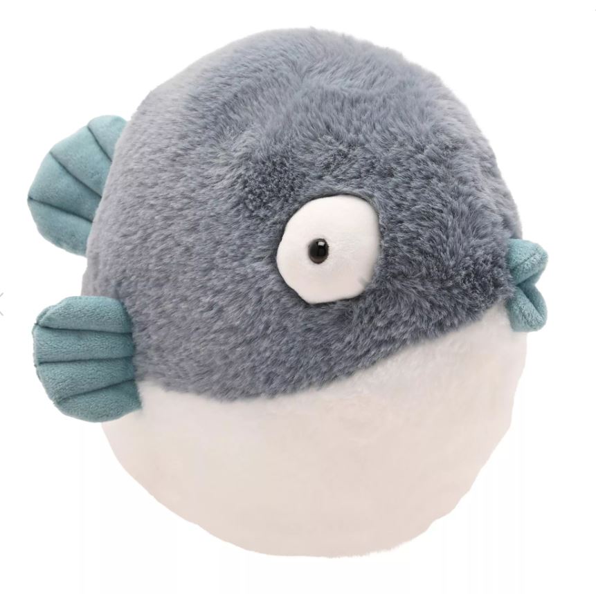 Plush Puffer Fish Soft Toy - Widdop & Co image 1
