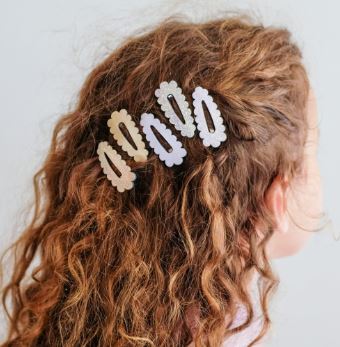 Scalloped Hair Clips - Mimi & Lula image 1