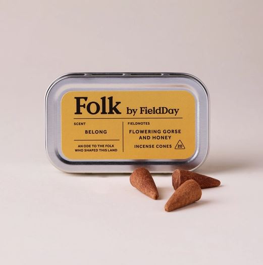 Flowering Gorse and Honey Tin of Incense Cones - Field Day, Folk image 1