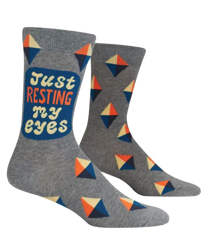 Resting My Eyes Men's Socks - Incognito image 1