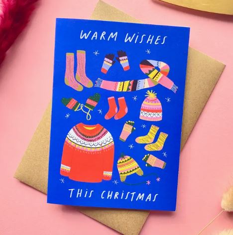 Warm Wishes Card - Kerrie Illustrates image 1