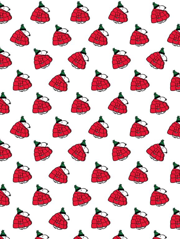Snoopy Christmas Big Coat Gift Wrap image 1