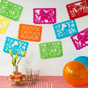 Tissue Paper Bunting - Rex London image 1