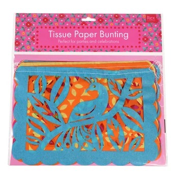 Tissue Paper Bunting - Rex London image 2