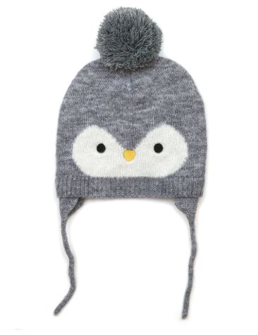 Knitted Poppy Penguin Hat - POM 925 image 1