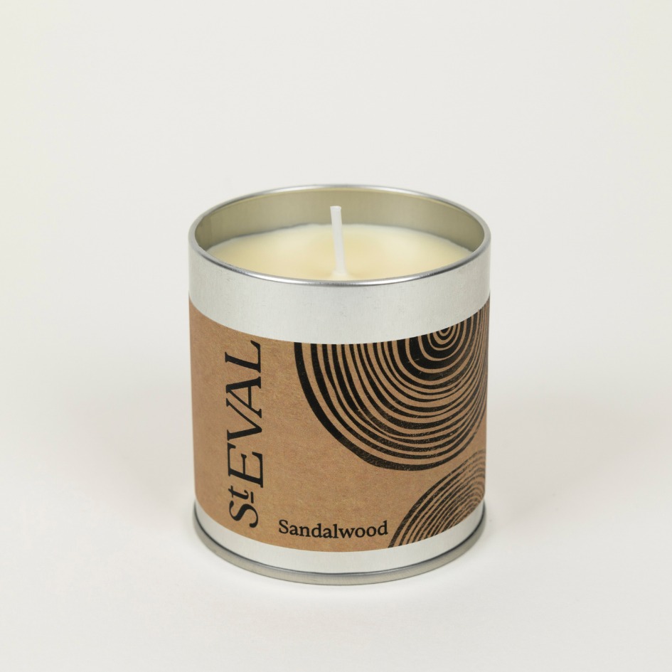 Tin Candles - Sandalwood - St. Eval image 1