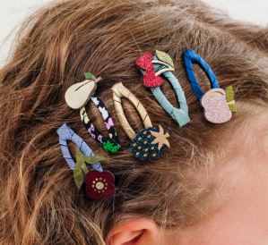 Winter Fruits Hair Clips - Mimi & Lula image 1