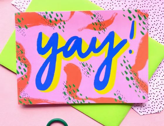 YAY! Card - Kerrie Illustrates image 1