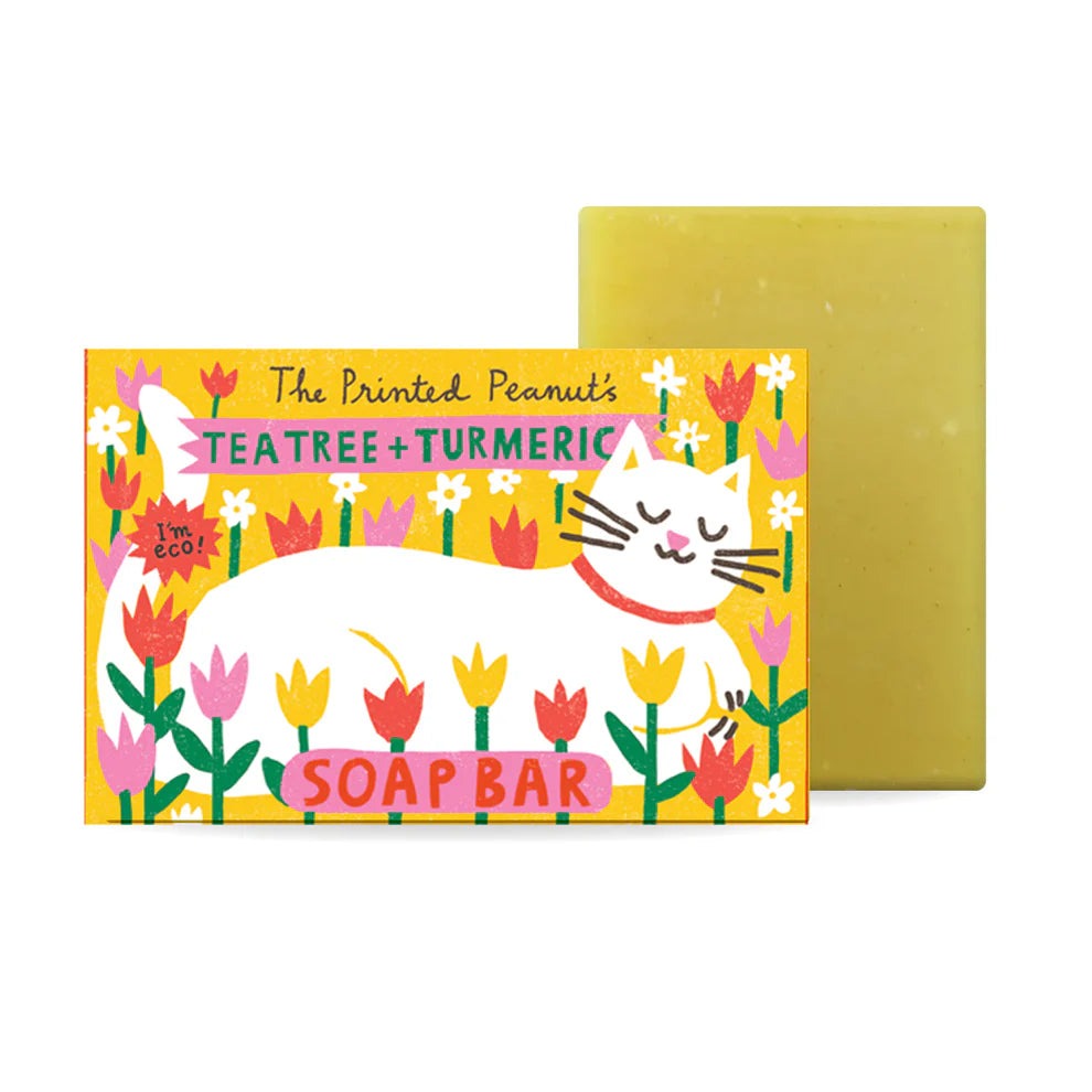 Tea Tree & Turmeric Soap Bar - Printed Peanut image 1
