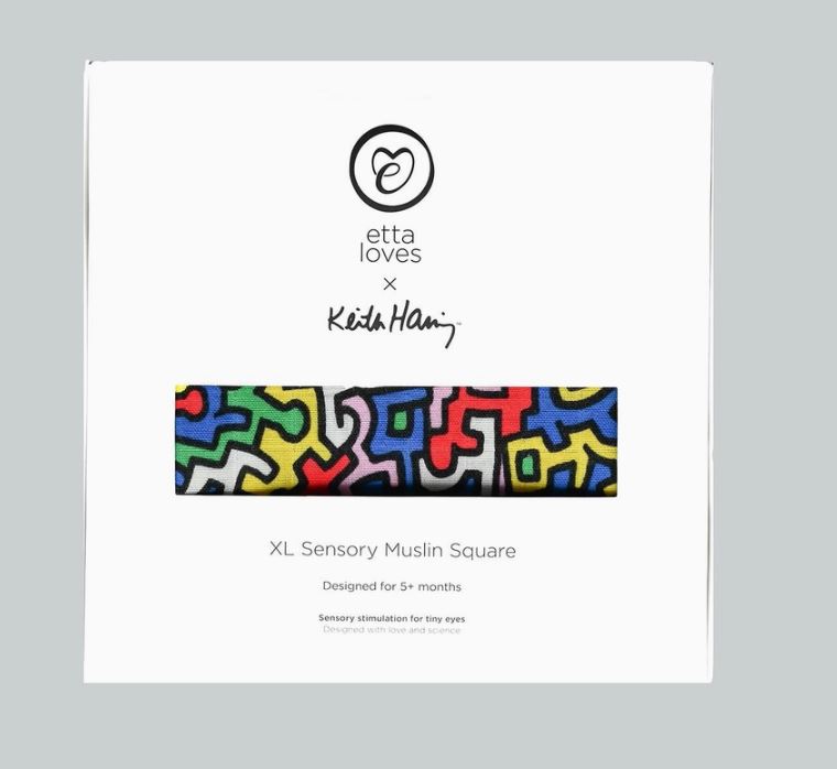 Sensory XL Muslin - Etta Loves x Keith Haring image 1