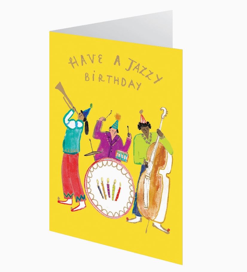 Have A Jazzy Birthday Card - Roger La Borde image 1
