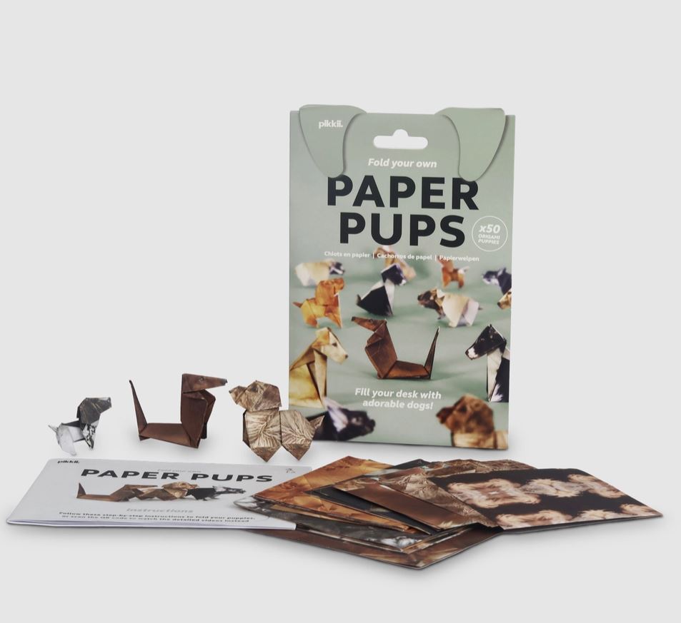 Fold Your Own Paper Pups - Pikkii image 1