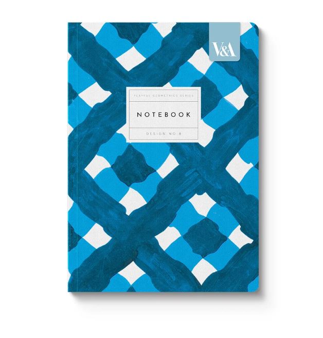 Blue Plaid A5 Paperback Notebook - Ohh Deer image 1