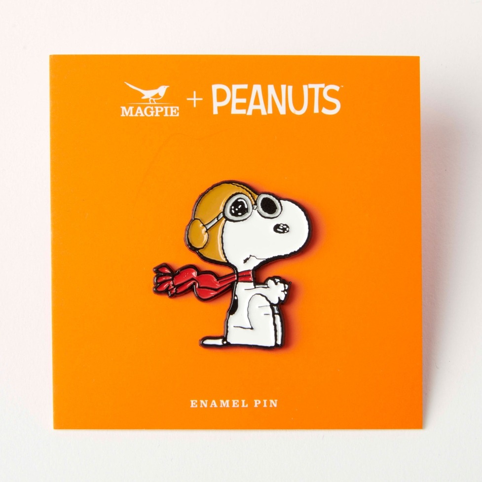 Peanuts Flying Ace Enamel Pin - Magpie image 1