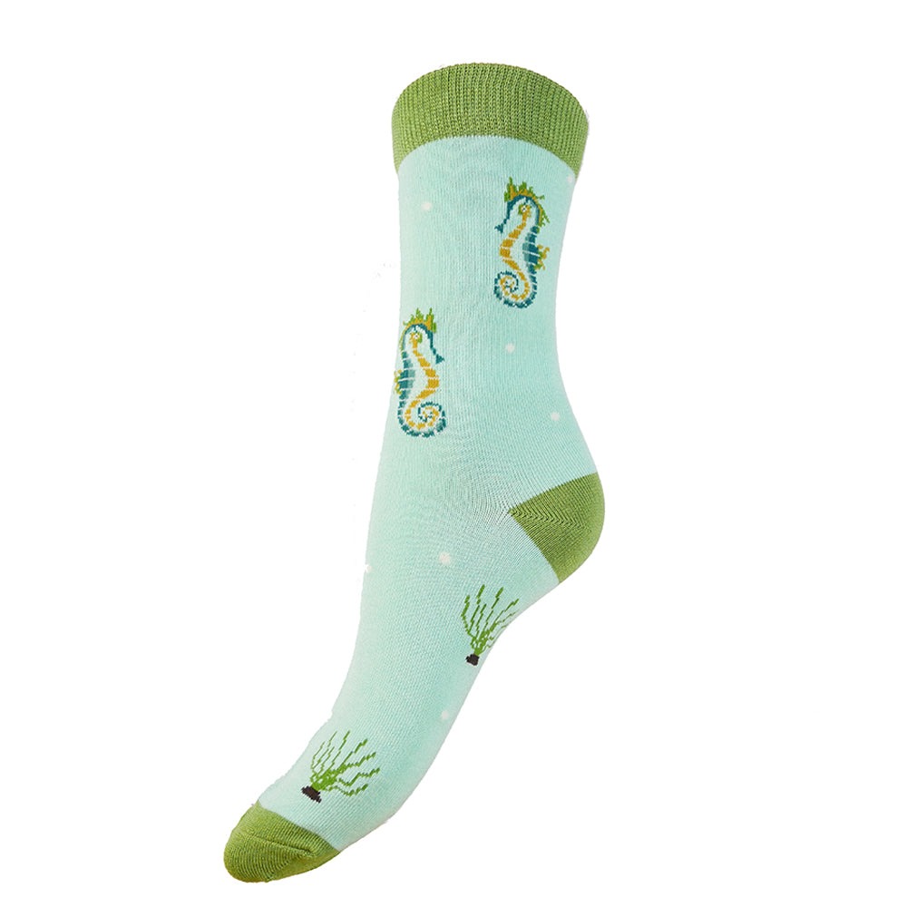 Seahorse Bamboo Socks - JOYA image 1